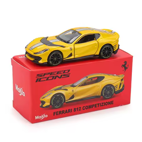 Maisto 1:64 Ferrari SF90 SP1 812 DAYTONA SP3 911 GT2 RS Chassis full alloy die-casting car model col
