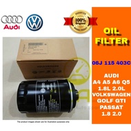 (100% ORIGINAL) AUDI A4,A5,A6,Q5 1.8L 2.0L VOLKSWAGEN GOLF GTI PASSAT 1.8 2.0 (2008-2015) OIL FILTER