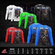 Zone A Printed Long Sleeve Youth Shirt