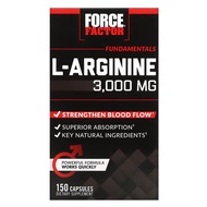 Force Factor, L-Arginine, 3000mg, 150 Capsules