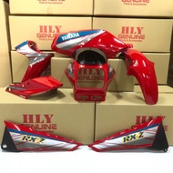 RXZ HLY BODY COVER SET COVERSET VRC / Y562 MERAH SISIK WITH BUBBLE WRAP