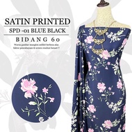 Satin Printed Raya 2023 Kain Pasang Corak Printed Bidang 60