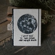 Mission to the moon notebook handmadenotebook diaryhandmade 筆記本