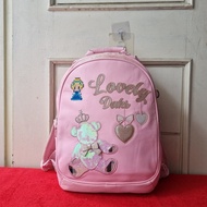 TAS RANSEL SEKOLAH ANAK DAKS SECOND BRANDED IMPORT PINK