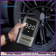 【Local Shipment】Car Wireless Air Pump with Light Portable Car Inflator Pump Power Display Car Tire I