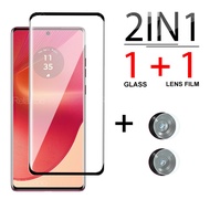 2in1 HD Camera Lens Film For Motorola Edge 50 Fusion 5G Curved Screen Protectors Moto Edge50Fusion M