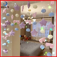 [NEW] Bedroom Girl Door Curtain Home Bedroom Door Curtain Children's Door Bow Star Door Curtain Door Curtain Hanging Curtain Arch Curtain Girl Heart Hanging Curtain Wall Decoration Retractable Rod Be sure to choose