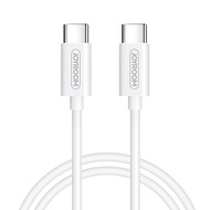JOYROOM S-M373 Ben Series Type C to Type C 60W Quick Fast Charging Cable 1.2M 3A - White