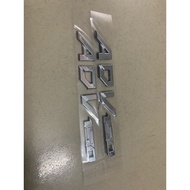 Tem dán xe máy chữ nổi Logo xe máy Honda ADV 150 - ADV 160 đủ màu ( Giá 1 Cặp )