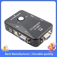 【NEW】KVM Switch 2 Port VGA Switch USB 2.0 KVM Mouse Switcher Keyboard 1920X1080 Box Sharing Switch V