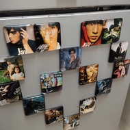 Jay Chou Lin Junjie Hua Chenyu Album Cover Acrylic Glass Magnetic Refridgerator Magnets Creative Peripheral Souvenir BBM