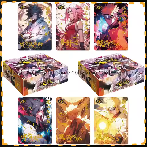 In stock Tiny Dinosaur Naruto's 19th Flip Card Bag Animation Card Will of Fire around Naruto Sasuke 
