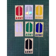 REFLECTIVE ARMY STICKER