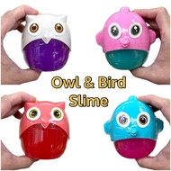 Cute Owl & Bird Slime Toy - Mainan Slime Burung Hantu