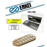 SPROCKET O RING ENKEI TIE RACING AJI GOLD ROLLER CHAIN 428 / 415 ORING O-RING [ HEAVY DUTY GOLD O-RI