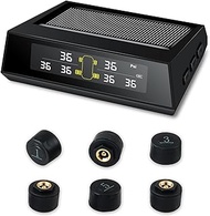 【6/4/2 Tires Switch】116PSI 6 Tire Pressure Monitoring Systems TPMS Sensor RV Tire Pressure Monitor System Wireless Solar Power Real Time Detect 6 Tire Sensors for RV Trailer Truck Pickup 7 Alarm Mode