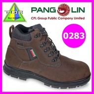 Pangolin รุ่น 0283G รองเท้าหัวเหล็กหุ้มข้อ หนังแท้ ทนทาน ได้มาตรฐาน โรงงานอุตสาหกรรม