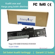 15.2V Laptop Battery 01AV434 for Lenovo ThinkPad Yoga 370 X380 01AV432 SB10K97591 SB10K97590