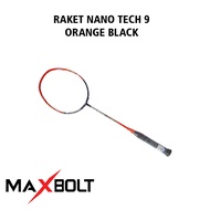 Maxbolt Nano Tech 9 Badminton Racket Black Orange