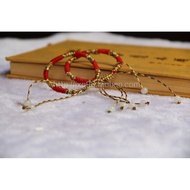 Five-Color Thread Bracelet Bracelet Diamond Knot Bracelet Safe Multicolored Rope Diamond Knot Bracel