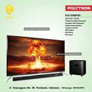 Polytron LED TV 50 Inch Full HD Soundbar + Subwoofer - PLD 50B8750