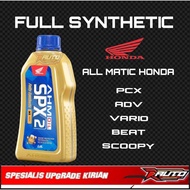 SPX2 Mesin Motor Matic AHM SPX 2 10w30 Oli Full Synthetic 4AT 0,8L Oli Motor Honda AHM Oil SPX2 – SL