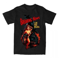 2025 Album AM I THE DRAMA？T-shirt Singer Cardi B Fashion Tshirts Cotton Summer ShortSleeve T Shirt S