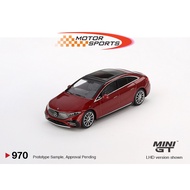 Mini GT 1/64 Mercedes-Benz EQS 580 4MATIC Red Metallic 1:64