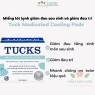 Tucks Medicated Cooling Pads for postpartum pain relief and hemorrhoid pain relief 100 pieces.