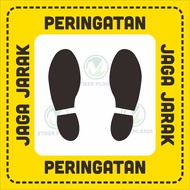 DISTANCE STICKER 38,5X38,5CM