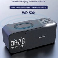 Bluetooth Speaker Stereo FM Radio Alarm Clock Multifunction Bluetooth Speaker 10W Charger