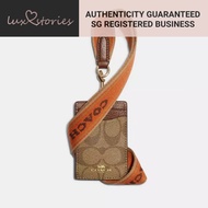 PRE-ORDER Coach Id Lanyard In Signature Canvas CH713