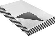 9 Pieces 236 mil 6 mm 1.62 sqft Car Silencer Mat Fibreglass Heat Shield Material Self-Adhesive for B