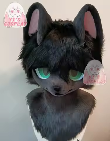 Furry Head Customized Fursuit Kemono Head Cosplay Kigurumi Fursuit Handmade Custom Role Play Kigurum