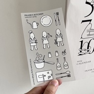 Frank’s Kitchen - Transparent Sticker Sheet by September Spring