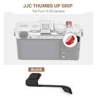 JJC Fuji X-E5ยกนิ้วให้ที่จับที่วางพักอะลูมินัมอัลลอยรองเท้าร้อนที่จับปลอดภัยสำหรับกล้อง XE5ฟูจิฟิล์ม