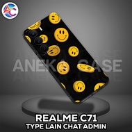 AC24-Case REALME C71-SMILE Motif-Softcase REALME C71-Casing REALME C71-Silicone REALME C71