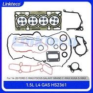 Engine part Full gasket set Fit 1.5 L T L4 GAS M8DB M9DB For 14-20 1.5L FORD C-MAX FOCUS GALAXY GRAN