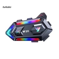 Waterproof Wireless Earbud Bluetooth-compatible Headset Rgb Bluetooth Motorcycle Helmet Headset Ipx6 Waterproof with Stable Connection Southeast Asian Buyers' Favorite