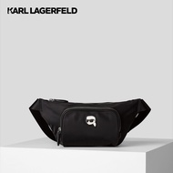 KARL LAGERFELD - K/IKONIK 2.0 NYLON BUMBAG 230W3049 กระเป๋าสะพายพาดลำตัว