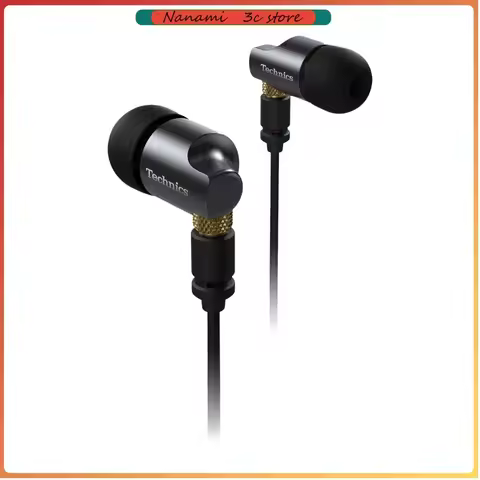 Technics TZ700 HiFi Earphones with New Driver Tight Air Control Audiophile-Grade Gilded HIFI In-Ear 