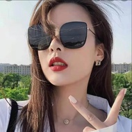 Eyeglass For Women's Large Frame Korean Fashion Shades Sunglasses For Women/Men