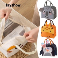 FAY Insulated Lunch Box Bags, Thermal  Cloth Cartoon Stereoscopic Lunch Bag,  Lunch Box Accessories Portable Thermal Bag Tote Food Small Cooler Bag