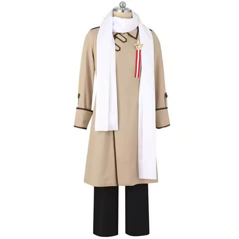 Anime Mens Suit Cosplay Hetalia Costume Ivan Braginsky Halloween Russia Army Uniform Scarf Christmas