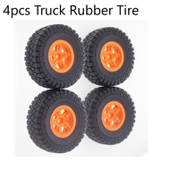 4pcs 1/10 Truck Rubber Tire 120mm For Traxxas Slash Short Course Truck HSP Bronto Wltoys 10428 12429