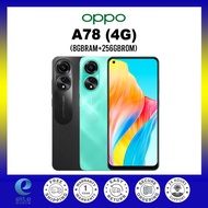 OPPO A78  4G Smartphone (8GB RAM + 256GB ROM)Up to 16GB RAM (Including 8GB Extended RAM) Dual Stereo Speakers 33W SUPERVOOC™ 5000mAh Long-Lasting Battery,  6.56" display IPX4-grade waterproof, Rich Stereo Sound -1 Year Warranty by Oppo Malaysia