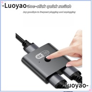 LUOYAO1 HDMI Splitter, 8k@60HZ High-definition HDMI Switch, Advanced Two-In One-Out 4K@120HZ Bidirec