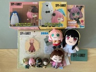 包平郵 SPY x Family 間諜家家酒 ANYA 安妮亞 特務企鵝曼先生 彭德佛傑 模型 毛公仔 Furyu 筆架 memo 紙 貝琪 約兒 立牌 睡覺扭蛋 chubby  figure