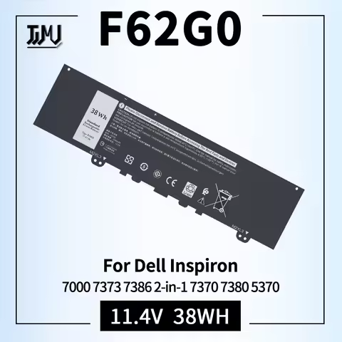 F62G0 Battery for Dell Inspiron 13 7000 7373 7386 2-in-1 7370 7380 P83G P83G002 P91G001 P87G001 Vost