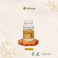 Saribunga Royal Jelly Powder 500mg - Kapsul Imun Booster dengan Vitamin E & Amino Asam - 50 Kapsul